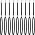 9 Pieces Pet Grooming Loops, Adjustable Nylon Restraint Noose for Dog Cat Safety on Grooming Tables