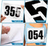 NELOMO 8.3 5.8 Cross-Country Adhesive Race Bib X Competition Number Bib Adhesive Running Bib Sticky Race Bib Athlete