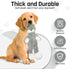 FGA MARKETPLACE Grey Rabbit Dog Toy Flat NO Stuffing NO Squeak, Funny Style for Small and Medium Dogs 21 INCH Long