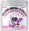 Omega 3 Alaskan Salmon Oil Treats for Dogs, 30 Fish Oil Chew Supplement for Skin and Coat Health