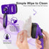 LILISAM Pet Self Cleaning Slicker Brush and Grooming Comb - Gently Removes Loose Hair, Tangles, and Dirt - Skin