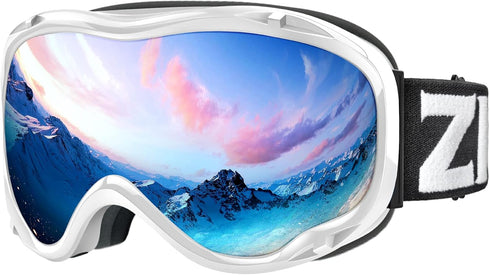 ZIONOR Lagopus B1 Ski Goggles, OTG Anti-Fog Snowboard Goggles for Men, Women, Youth