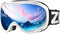 ZIONOR Lagopus B1 Ski Goggles, OTG Anti-Fog Snowboard Goggles for Men, Women, Youth