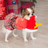 Dog Christmas Outfit, Dresses for Medium Dogs, XXS Puppy Clothes, Holiday Pet Dress, Red, XXS Doggie Costume