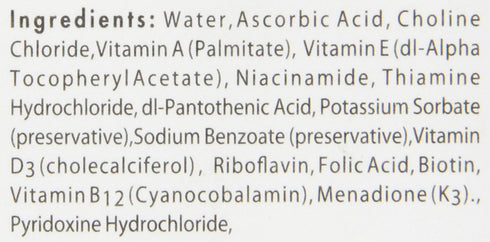 Oasis Hamster Vita-Drops, 2 oz, All-in-1 Multivitamins, Daily Vitamin Supplement, Orange Flavor