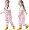 Toddlers Waterproof Rain Bib Pants, Boys Girls Rain Pants Kids Overalls Rain