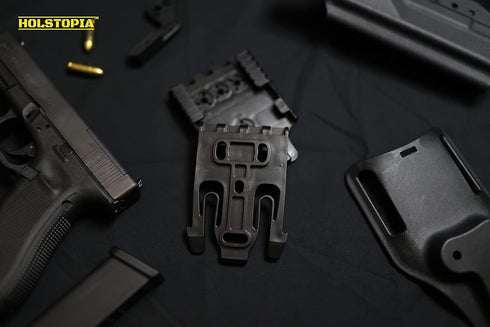 QLS Quick Locking System Kit, Platform Attachment for Duty Holster with Locking Fork and Receiver Plate