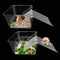 2 Packs Hermit Crab Water Tank with Cuttable Climbing Ramp, Ideal Pool and Tank Combination