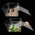 2 Packs Hermit Crab Water Tank with Cuttable Climbing Ramp, Ideal Pool and Tank Combination