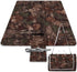 LZQPOEAS Outfitter Tuff Camo Picnic Blanket Outdoor, Square Foldable Lightweight Waterproof Beach Mat