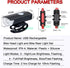 Rechargeable Bike Lights Set, Ultra Bright Bicycle Rear Lights for Night Riding, Waterproof 4 Modes