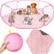 VitalCozy Hamster Playpen with Mat Small Animal Cage Tent Breathable Transparent Guinea