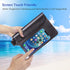 GLBSUNION IPX8 Waterproof Pouch Bag with Adjustable Waist Strap-Screen Touchable Dry Bag for Phone Valuables (2 Pack)