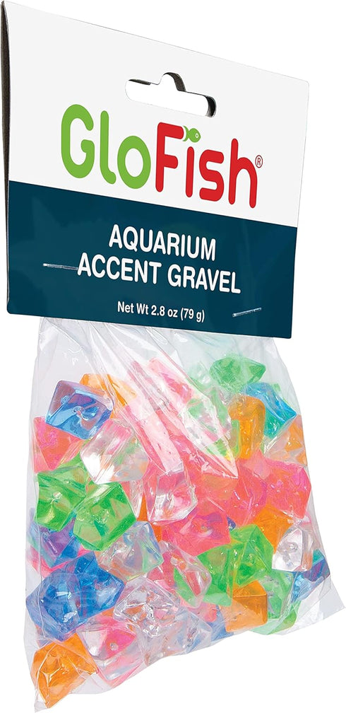 GloFish Accent Gravel, 2.8 Oz for Aquariums