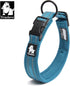 Truelove Dog Collar, Reflective Premium Duraflex Buckle, High Grade Nylon Webbing, No Choke, Blue, M
