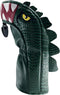 Golf Club Green Cartoon Tyrannosaurus Rex Driver, Fairway Wood, Hybrid Head Cover, PU Leather