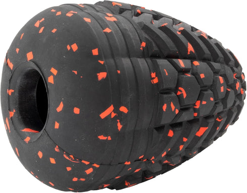 3.2" 2.5" Chew King Supreme Durable Rubber Dog Toy for Aggressive Chewers, Treat-Dispensing Heavy-Duty Chew Toy