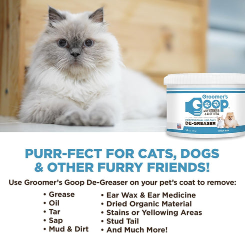Groomer's Goop Pet De-Greaser, 14 oz Can