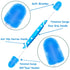 360° Dog Toothbrush - Pet Toothbrush and Finger Toothbrush for Medium and Large Dogs