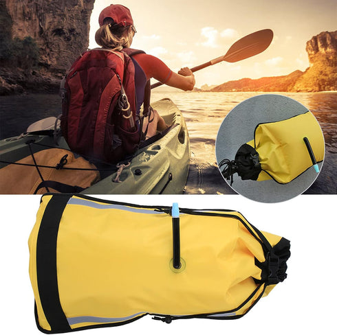 SUNGOOYUE Kayak Paddle Floating Bag, Inflatable Paddle Float Bag for Kayak Canoe Paddles Cover Storage