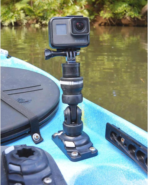 RAILBLAZA Kayak StarPort HD Rectangular Mount Base, Compatible with Many Accessories for Fishing & Hunting Outdoors.