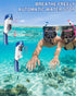 Set, Set Swimming Packages Snorkeling Gear for Adults, Dry Snorkel Mask Scuba Diving Snorkle mask Adult, Panoramic Wide