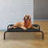 Pet Bed Mesh Elevated Dog Bed, Breathable Indoor Pet Hammock, Detachable Dog Bed for Puppy Sleeping