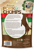 2.5-inch 12 Count Pork Chomps Baked Pork Skin Dog Chews, Mini Knots, Bacon Flavor Strip