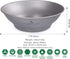 Boundless Voyage Ultralight Titanium Bowl Pan Plate Dish with Carry Bag Outdoor Camping Portable Tableware Cookware (Ti15165B (800ml Bowl)) by Boundless Voyage