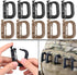 XTACER Tactical Multipurpose Small D-Ring Locking Hook for Molle Webbing (Set of 10)