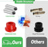 Golf Cart Rear Leaf Spring Bushing Kit - For 1994-Up EZGO TXT/Medalist and 1981-Up Club Car DS
