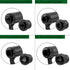 4 Bike Fork Mount, Upgraded Quick Release Thru Axle Bicycle Fork Rack Block with Adapters for Car Trucks Vans SUV