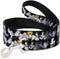 Buckle-Down Pet Leash - Villains Hexing Princess' Scenes, Color/Black/White, 6 Feet Long, 1/2" Wide