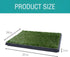 Daslakdc 2 25 inches. 20 inches. 3 inches Dog Urinal containing Replaceable lawns, Dog Potty Grass .Portable pet