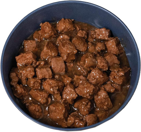 Pack, Country 13.2oz (Pack 12) Amazon Basics Wet Dog Food Variety Stew Flavor and Cuts in Gravy with Beef, Made