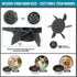 2 Pcs Dog Bowl Slow Feeder Insert - Cuttable with Strong Suction Cups, Feeding Supplies for Most Dogs & Cats