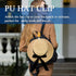 Hat Clip for Travel, PU Leather Multifunctional Duckbill Hat Clip for Outdoor