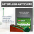 TiwisiTe Putting Green Indoor, Putting Mat with Automatic Ball Return - Solid Wood Structure No Humping, Suitable