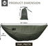 Onewind Premium Hammock Zipper Windsock for Netted Hammock, Lightweight Wind-Resistant Protector for Cold Weather, OD