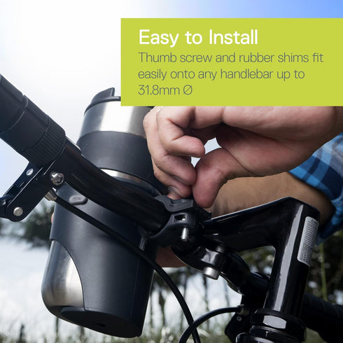 Universal Bicycle Drink Holder - Grande Black