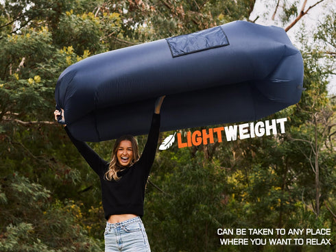 WEKAPO Inflatable Lounger Air Sofa Chair – Portable Waterproof Couch for Camping, Beach, and Outdoor Activities