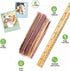 Nature Gnaws Extra Thin Bully Sticks for Dogs, Premium Natural Beef Bones, 6 Inch Long Lasting Chew Treats