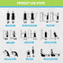 VEICK Resistance Bands, Exercise Bands for Men and Women, Workout Bands with Handles for Fitness at Home