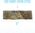 Icelandic+ 5" Cod Skin Hand Wrapped Dog Chew Stick, 3-Pack, 2.8-oz Bag