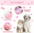 Fashion Pet Dog Clothes, Striped Mesh Puppy Dresses, Small, Pink