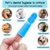 360° Dog Toothbrush - Pet Toothbrush and Finger Toothbrush for Medium and Large Dogs