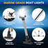 6 Inches IP67, 3NM Pontoon Stern Light Bimini Mount, Bimini Light for Pontoon Boat LED Waterproof Boat Anchor Lights