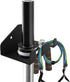 Vertical Barbell Mount Rack, Olympic Barbell Hanger, Double Barbell Holder Wall Mount, Space Saving Garage Gym