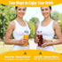 10oz, 8 Pack Luxfuel Glass Juice Bottles with Lids Reusable Glass Water Bottle with Stainless Steel Caps & Straws, Leak