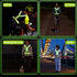 LED Reflective Light Up Safety Running Vest - High Visible Adjustable Gear for Biking, Walking at Night